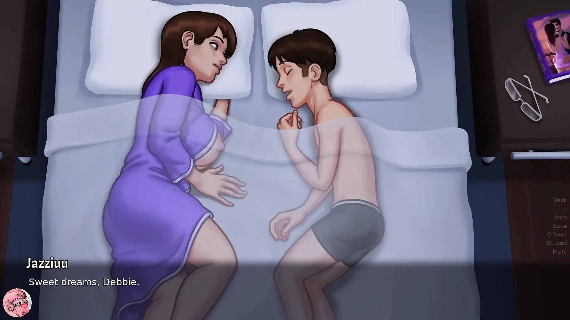 I eat my stepmother’s tits in her bed (Summertime Saga #27) – Jazziuu