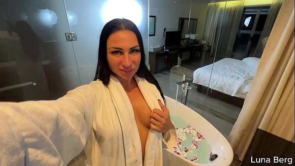 Bath of Blossoms: Naked MILF Masturbates Among Flowers