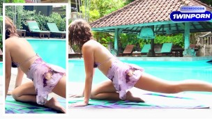 Real Couple’s Serene Post-Yoga Connection: From Stretching to Tender Romantic Encounters